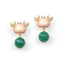 Orecchini Misis Donna POSITANO in Argento Agata OR08996